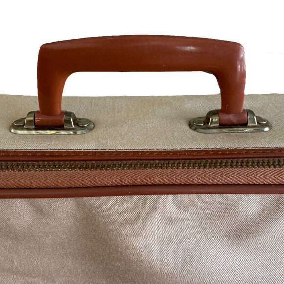VTG UTA French‎ Airlines Crew Bag Zip Around Canvas Flight Attendants Pilots - Picture 7 of 12